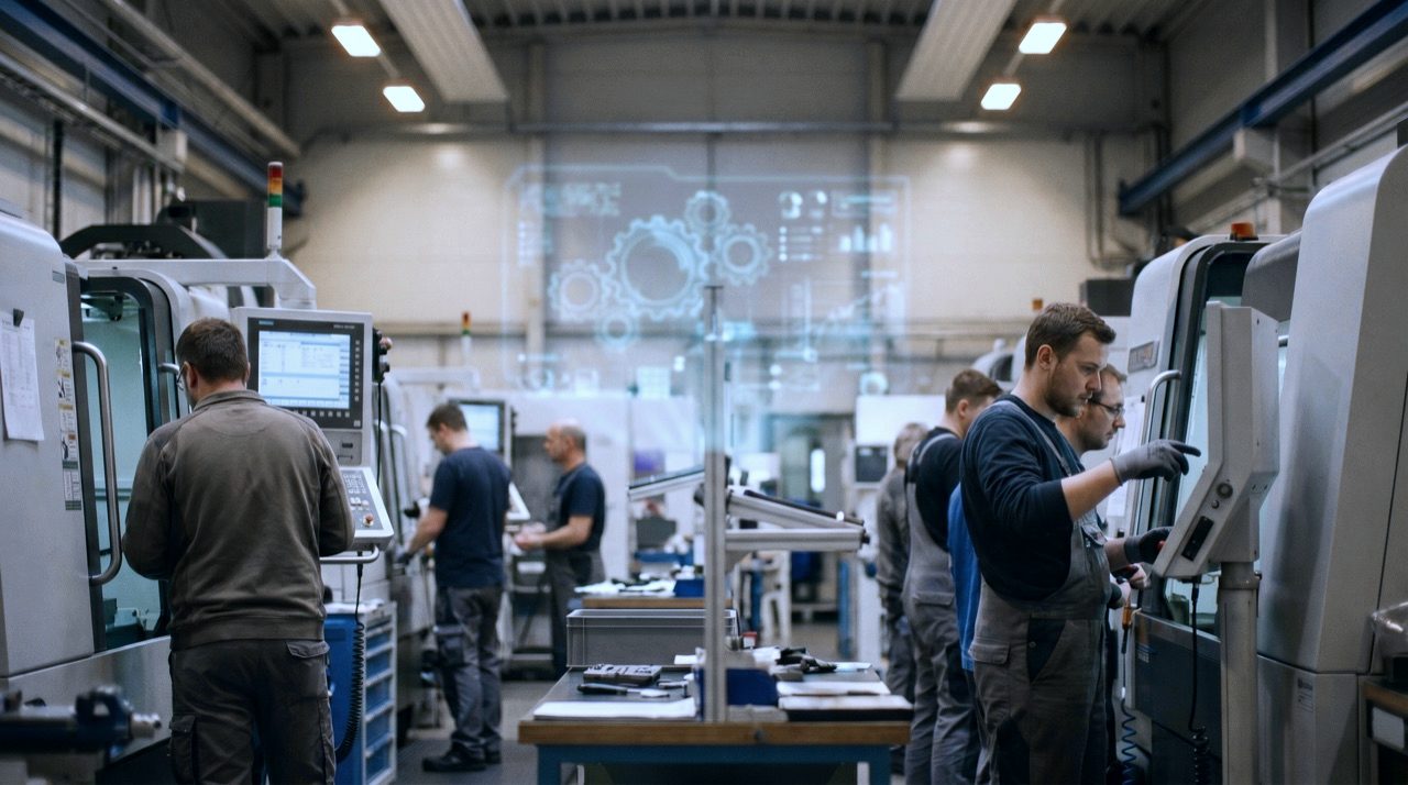 Digital Twins im Mittelstand: Wenn Ihre Fabrik einen Zwilling hat — und der nie schläft