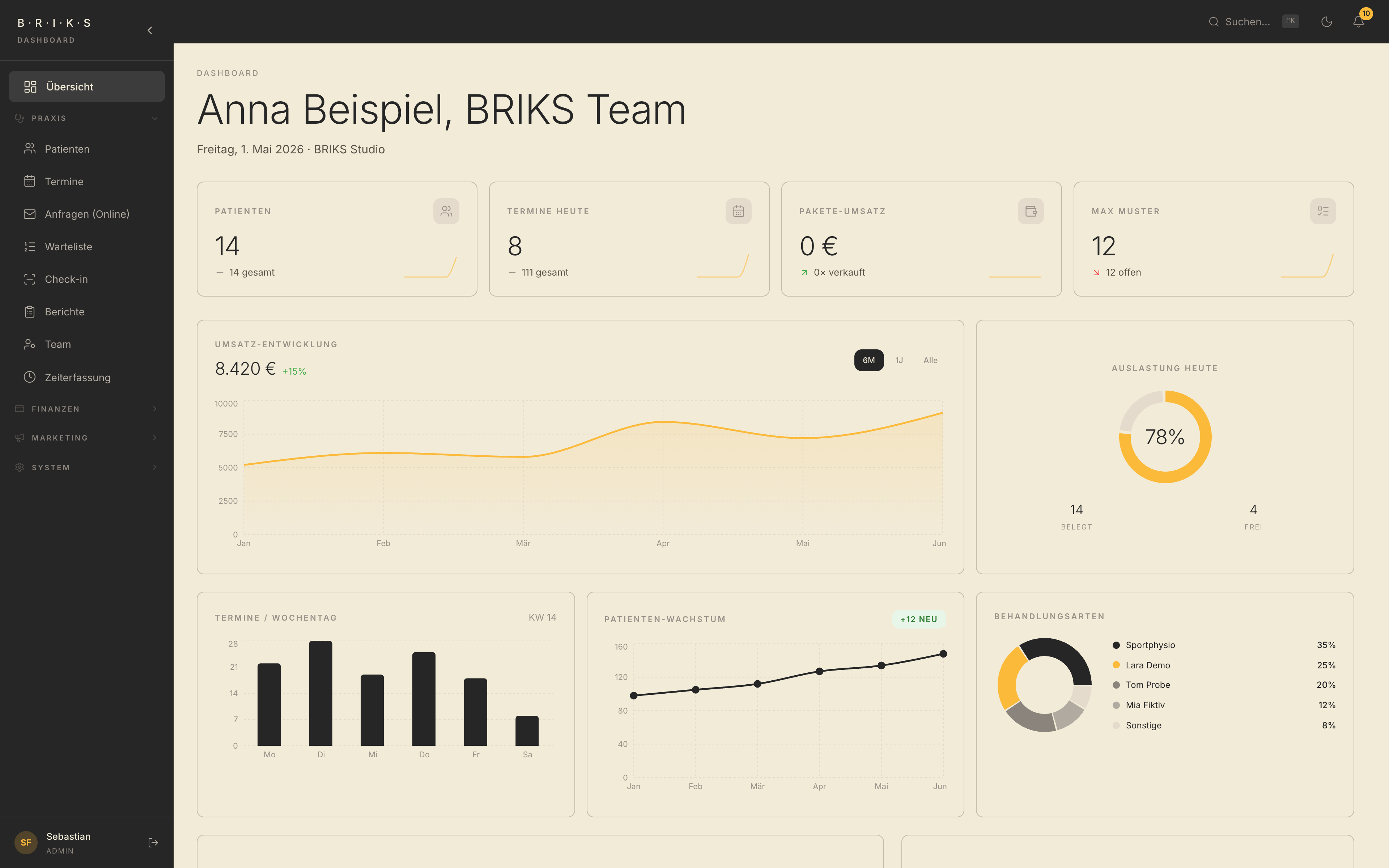 BRIKS Dashboard