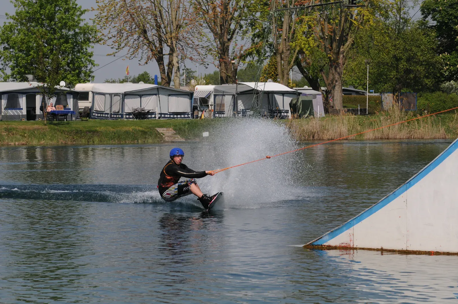 Wakeboarder Action